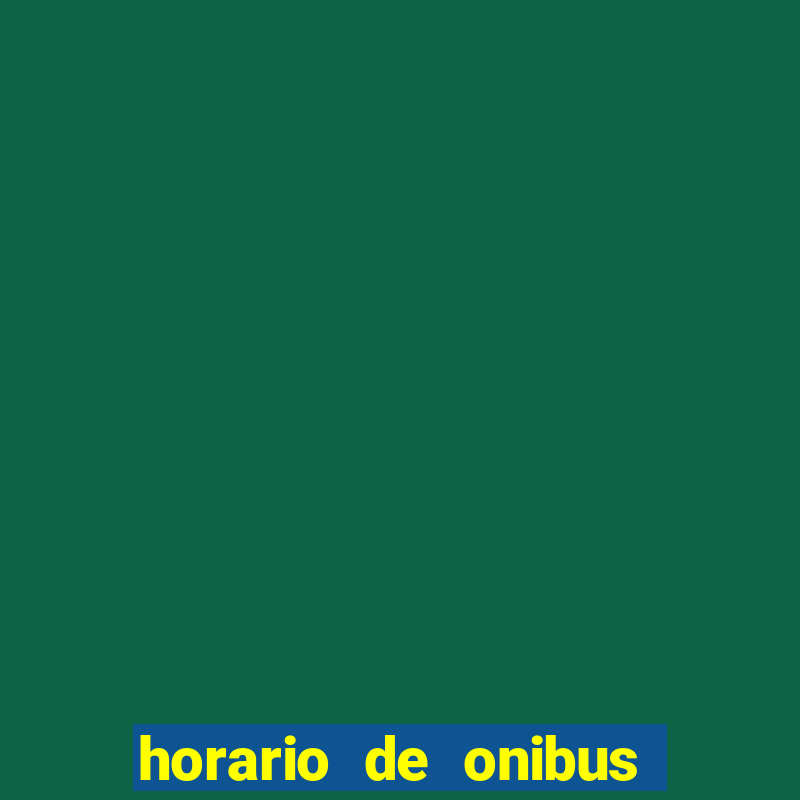 horario de onibus rio pardo rs